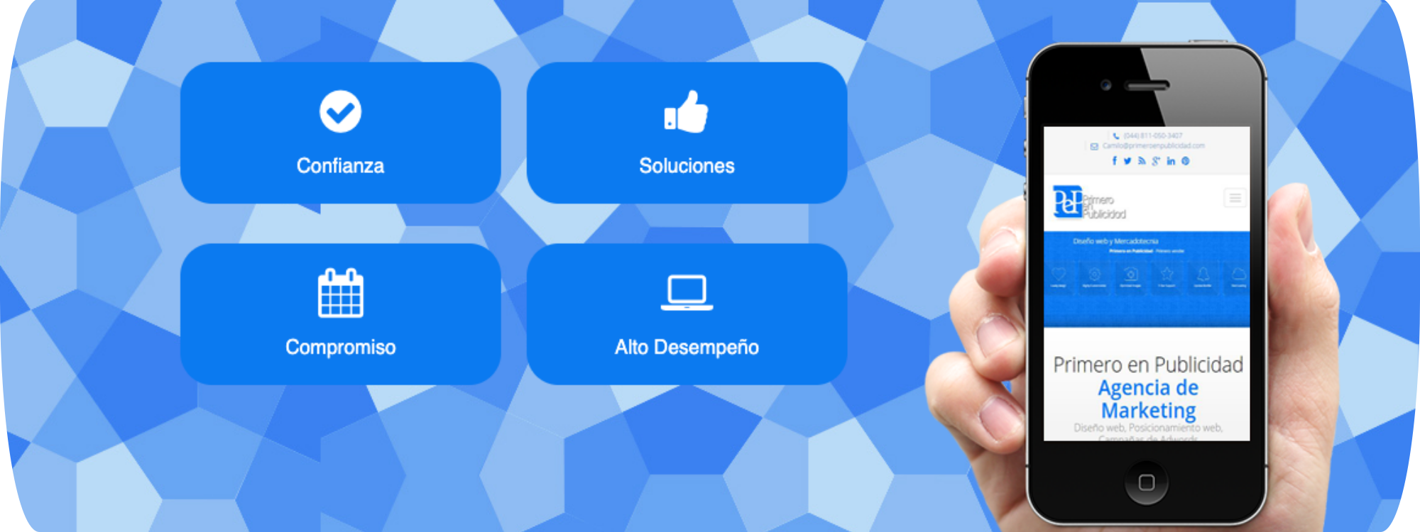 Compromiso en diseño web, mercadotecnia y posicionamiento digital